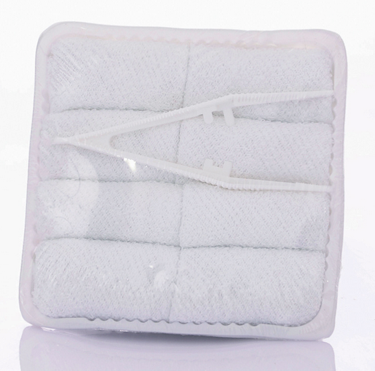 100_ Cotton terry disposable hot inflight towel